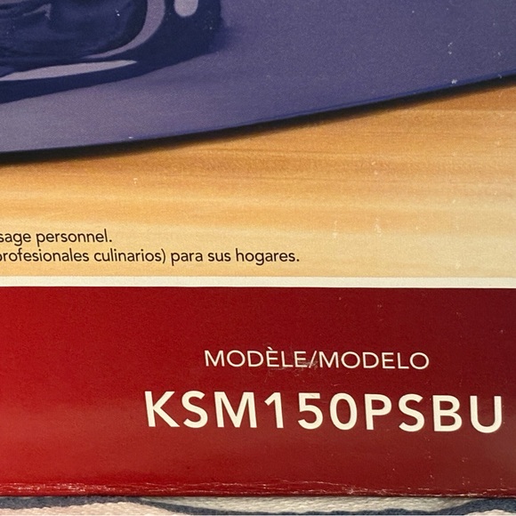 NEW IN BOX Must Go! Unopened KitchenAid Cobalt Blue Stand Mixer NIB Beater Blade - Picture 4 of 9